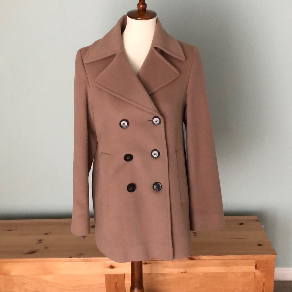 Fleurette peacoat in camel